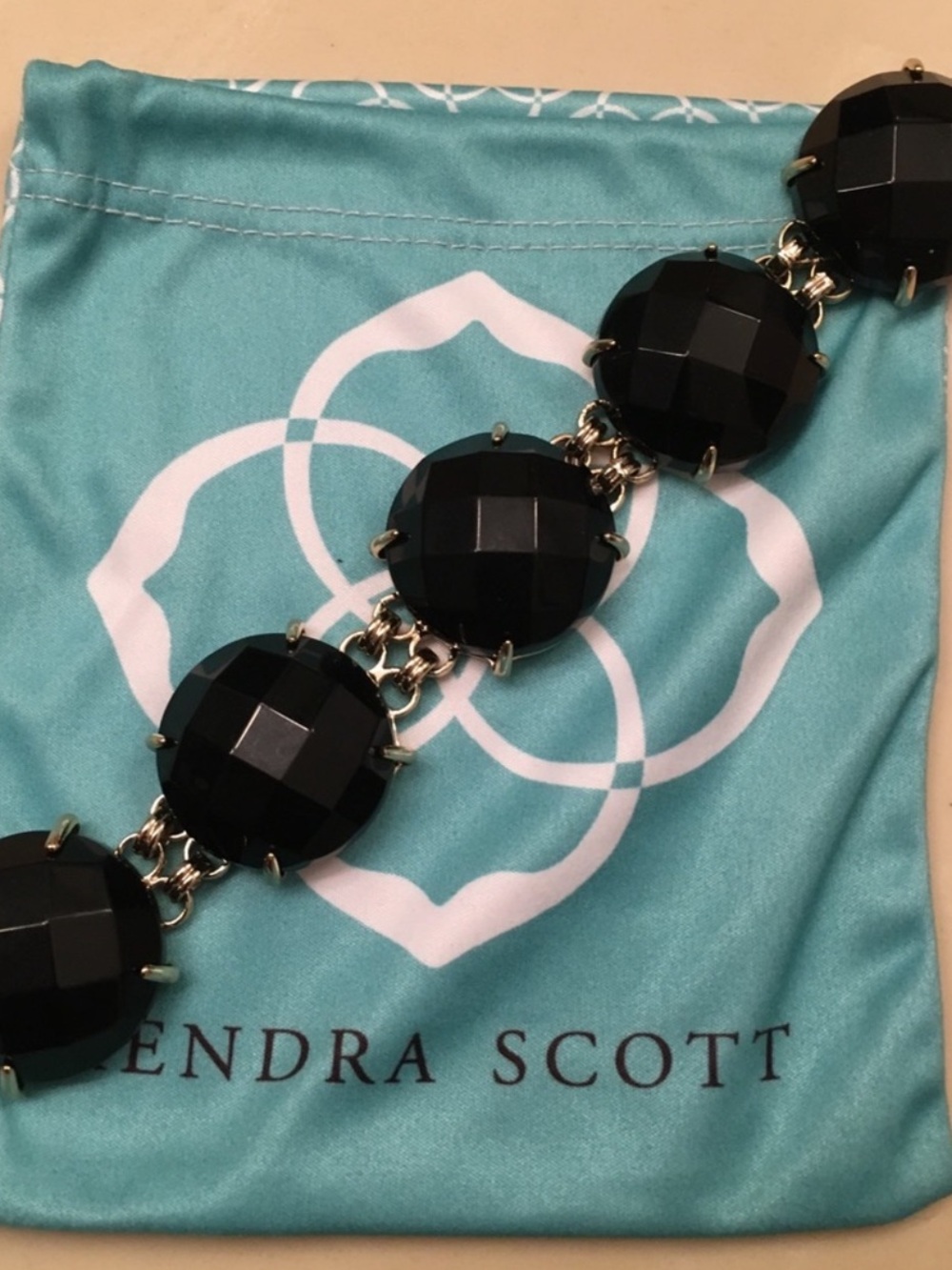 Kendra Scott Onxy Black Cassie Bracelet
